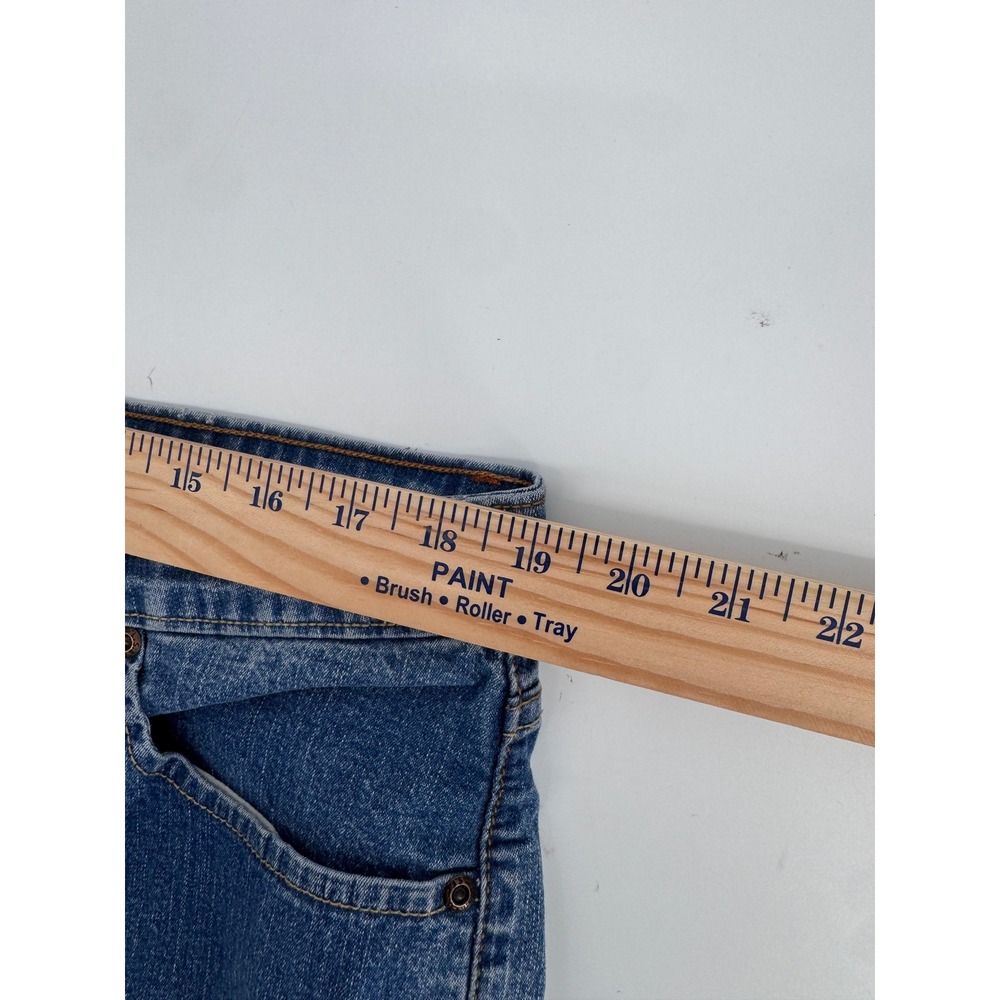 Levi Signature Bootcut Jeans Women's 18W Short Mid Rise Blue Denim‎ - Picture 12 of 16